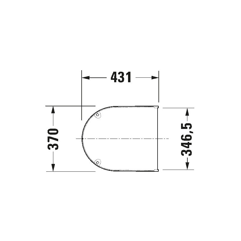 Duravit Starck 3 0063890000 — deska sedesowa wolnoopadająca