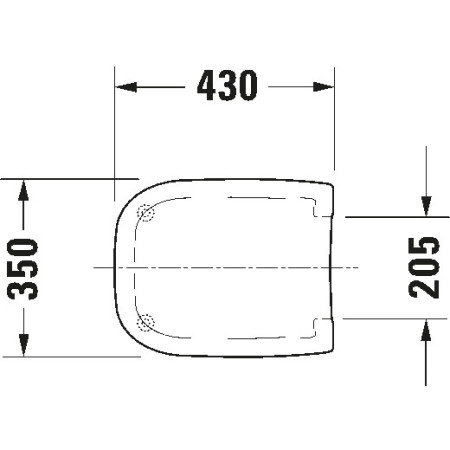 Duravit D-Code 0067310000 — deska sedesowa biała