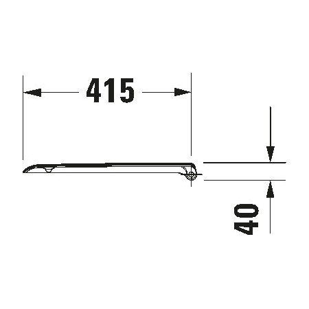 Duravit D-Code 0067310000 — deska sedesowa biała