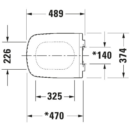 Duravit DuraStyle 0060590000 — deska sedesowa wolnoopadająca