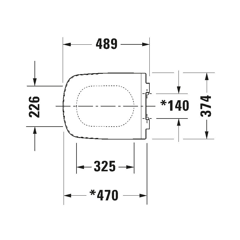Duravit DuraStyle 0060590000 — deska sedesowa wolnoopadająca