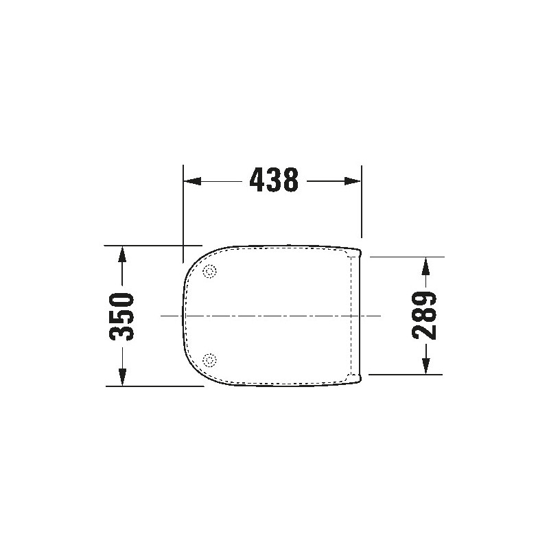 Duravit D-Code 0067390099 — deska sedesowa wolnoopadająca