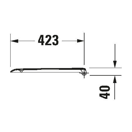 Duravit D-Code 0067390099 — deska sedesowa wolnoopadająca