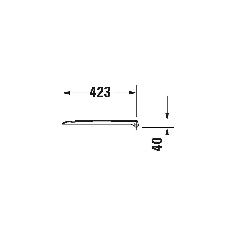 Duravit D-Code 0067390099 — deska sedesowa wolnoopadająca