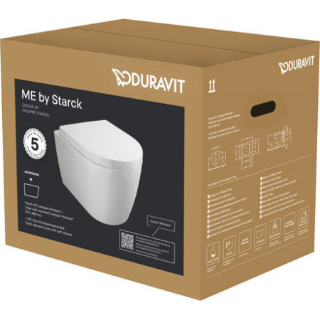 Duravit ME by Starck 45300900A1 — WC wiszące z deską
