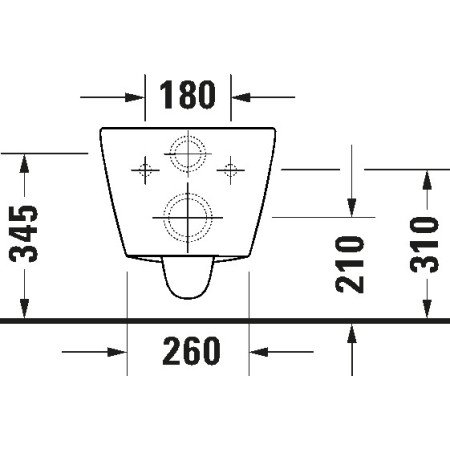 Duravit D-Neo 45880900A1 — WC wiszące z deską
