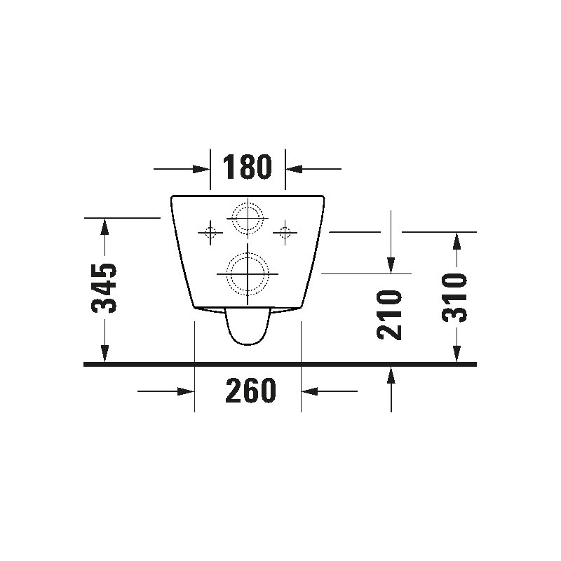 Duravit D-Neo 45880900A1 — WC wiszące z deską