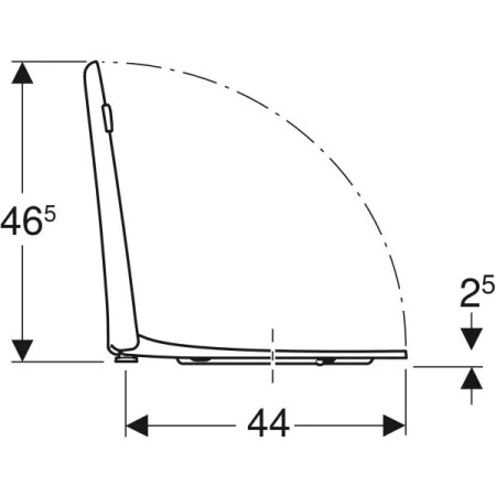 Geberit Selnova Comfort 501.559.01.1 — deska sedesowa