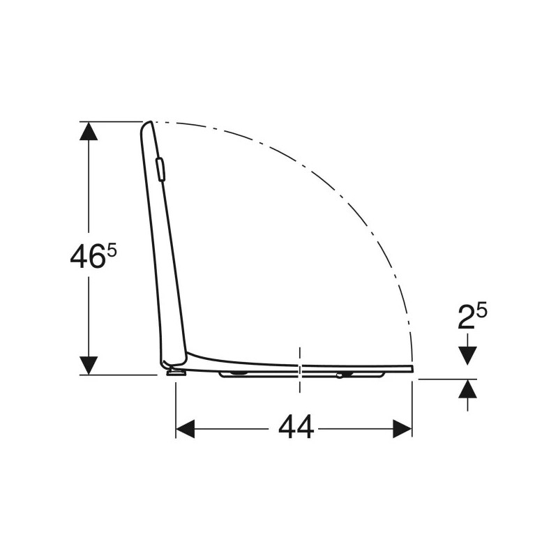 Geberit Selnova Comfort 501.559.01.1 — deska sedesowa