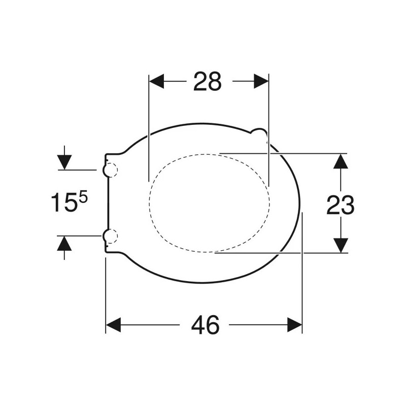 Geberit Selnova Comfort 501.559.01.1 — deska sedesowa