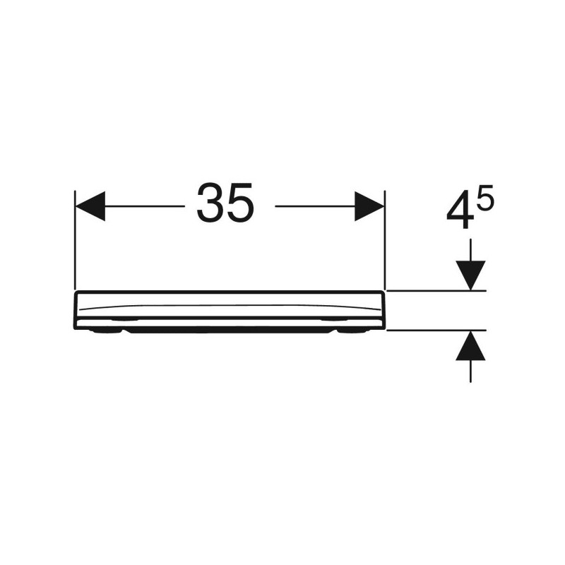 Geberit Smyle Square 500.239.01.1 — deska sedesowa SLIM