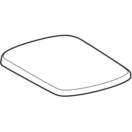 Geberit Selnova Square 502.896.00.1 — deska sedesowa SLIM wolnoopadają