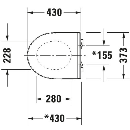 Duravit DuraStyle 0020790000 — deska sedesowa wolnoopadająca