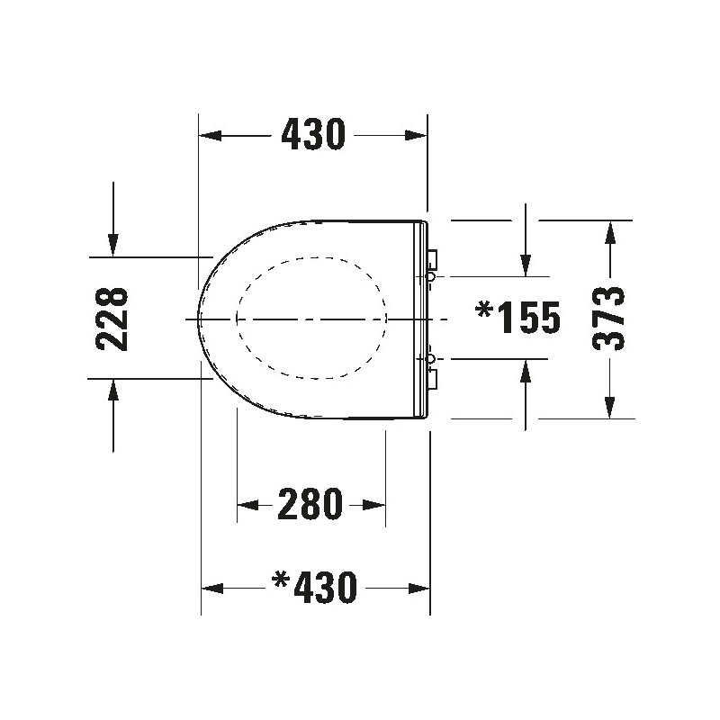 Duravit DuraStyle 0020790000 — deska sedesowa wolnoopadająca