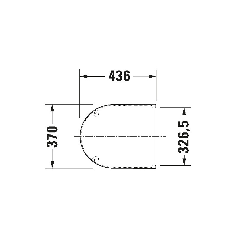 Duravit Starck 3 deska sedesowa biała 0063810000