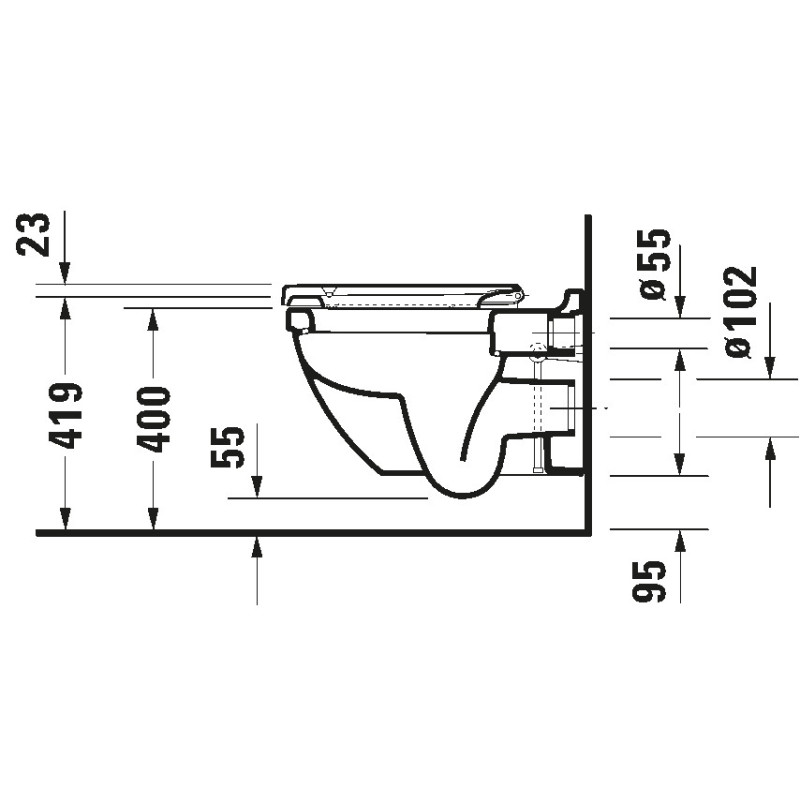 Duravit Starck 3 deska sedesowa biała 0063810000