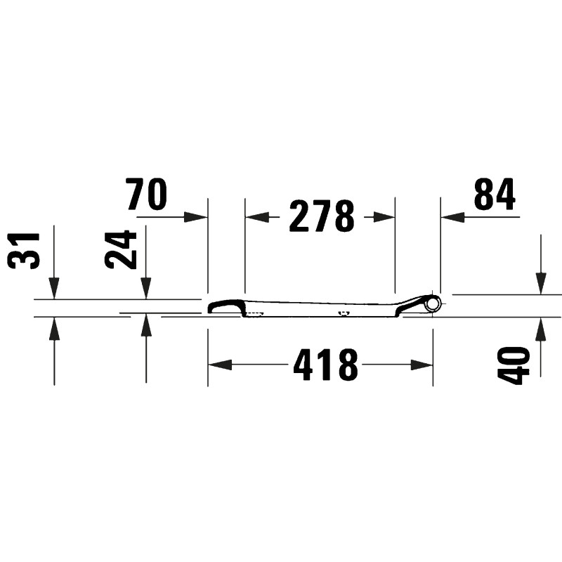 Duravit D-Code deska sedesowa wolnoopadająca 0028490021