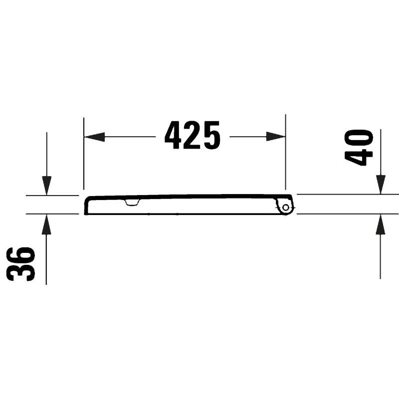 Duravit D-Code deska sedesowa wolnoopadająca 0028490021