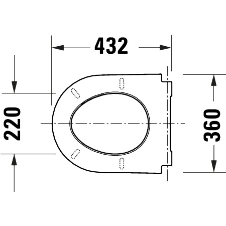 Duravit D-Code deska sedesowa wolnoopadająca 0028490021