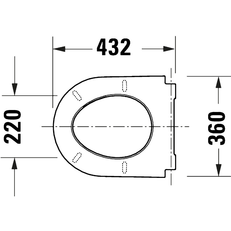 Duravit D-Code deska sedesowa wolnoopadająca 0028490021