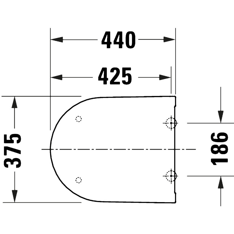 Duravit D-Code deska sedesowa wolnoopadająca 0028490021