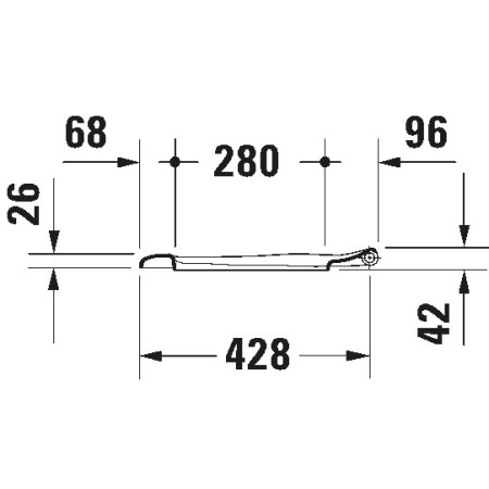 Duravit Starck 1 deska sedesowa wolnoopadająca 0065880099