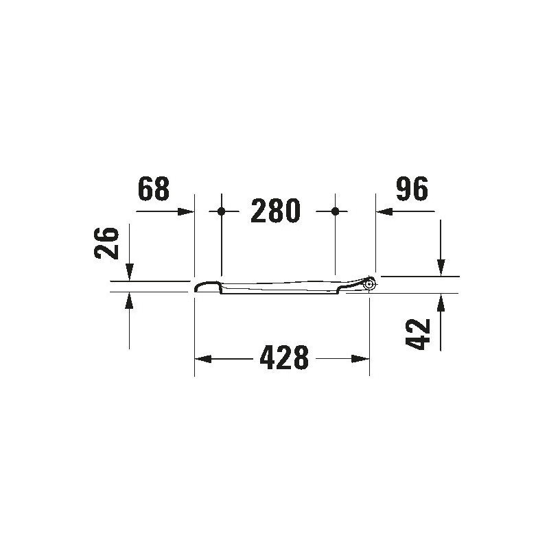 Duravit Starck 1 deska sedesowa wolnoopadająca 0065880099