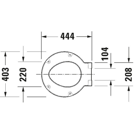 Duravit Starck 1 deska sedesowa wolnoopadająca 0065880099