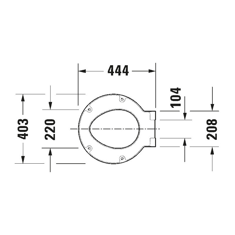Duravit Starck 1 deska sedesowa wolnoopadająca 0065880099