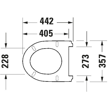 Duravit DuraStyle deska sedesowa biała 0020710000