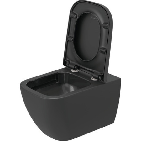 Duravit Happy D.2 deska sedesowa wolnoopadająca antracyt 0064591300