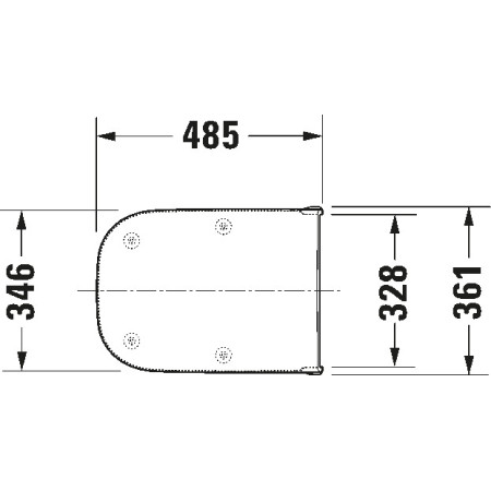 Duravit D-Code Vital deska sedesowa biała 0060310000
