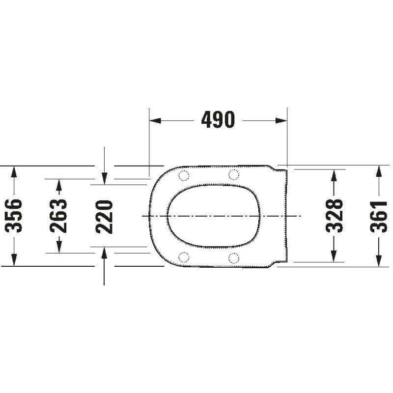 Duravit D-Code Vital deska sedesowa biała 0060310000