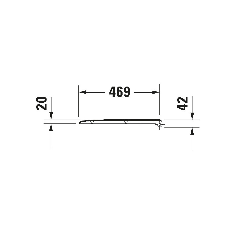 Duravit D-Code Vital deska sedesowa biała 0060310000