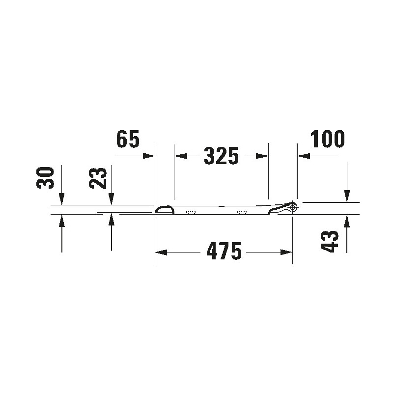 Duravit D-Code Vital deska sedesowa biała 0060310000