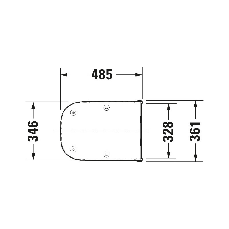 Duravit D-Code Vital deska sedesowa wolnoopadająca 0060390000