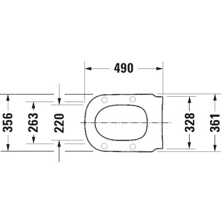 Duravit D-Code Vital deska sedesowa wolnoopadająca 0060390000