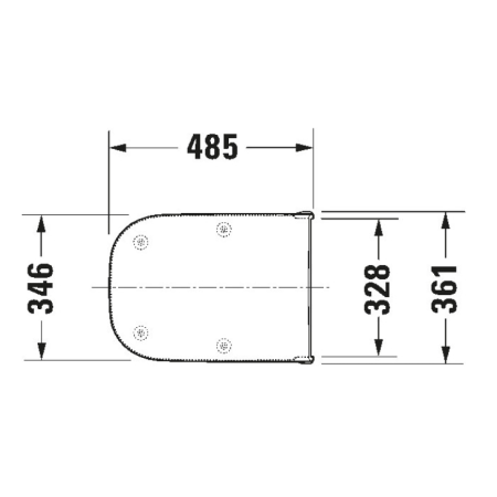 Duravit D-Code Vital deska sedesowa wolnoopadająca 0060390000