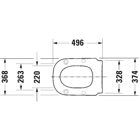 Duravit D-Code Vital nakładka sedesowa dla niepełnosprawnych 006091000