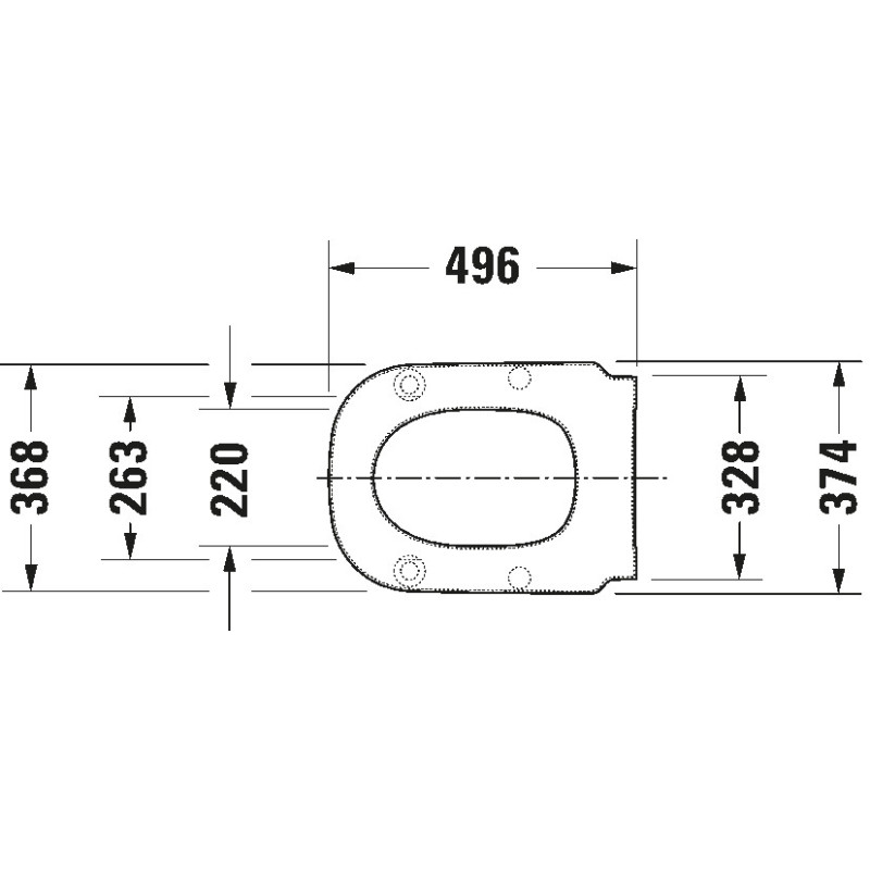 Duravit D-Code Vital nakładka sedesowa dla niepełnosprawnych 006091000