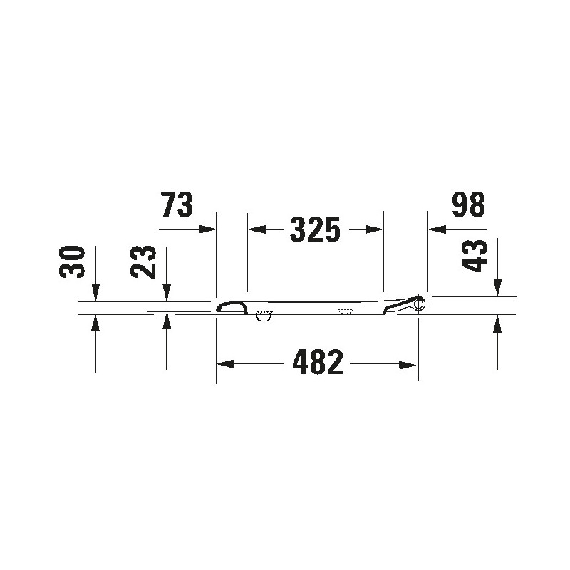 Duravit D-Code Vital nakładka sedesowa dla niepełnosprawnych 006091000