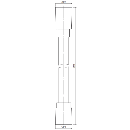 Omnires SILVER Silver-X150SL wąż prysznicowy 150 cm srebrny