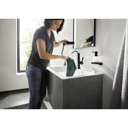 Hansgrohe AddStoris Q 41745670 dozownik mydła czarny matowy