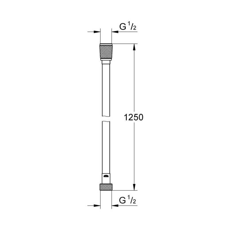 GROHE Silverflex 28362001 wąż prysznicowy 125 cm chrom
