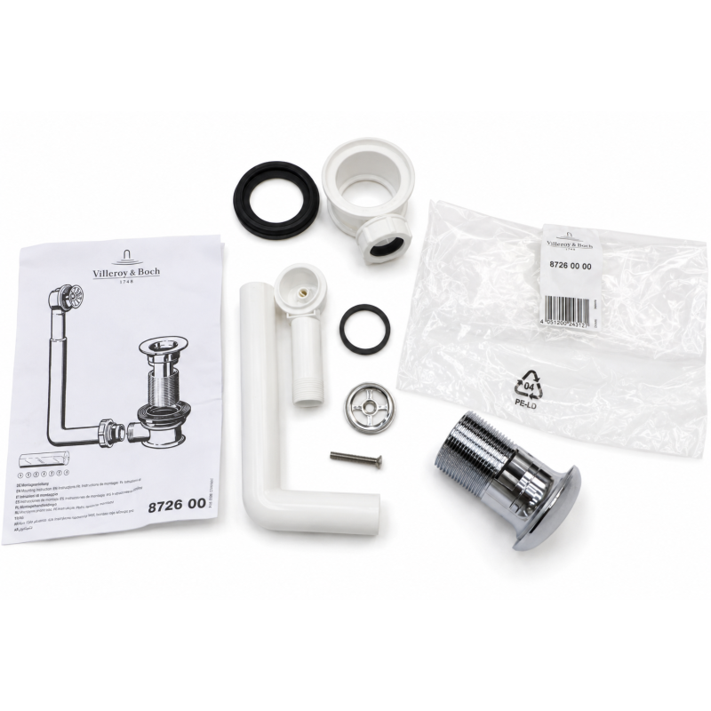 Villeroy&Boch Zestaw przelewowy odpływowy do zlewozmywaka 87260000