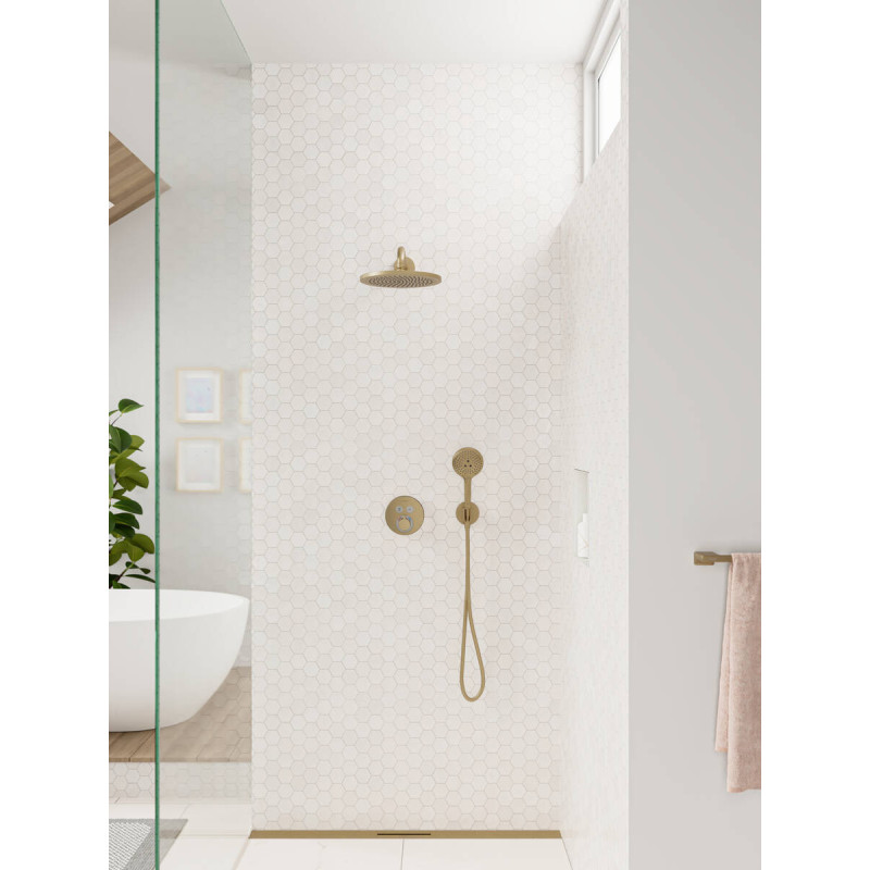 Hansgrohe Croma Deszczownica głowica 28 cm okrągła brąz szczotkowany 26220140