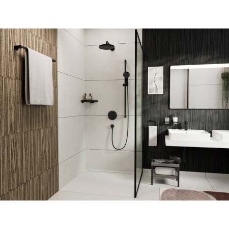 Hansgrohe Ramię prysznicowe 38,9 cm ścienne Czarny Mat 27413670