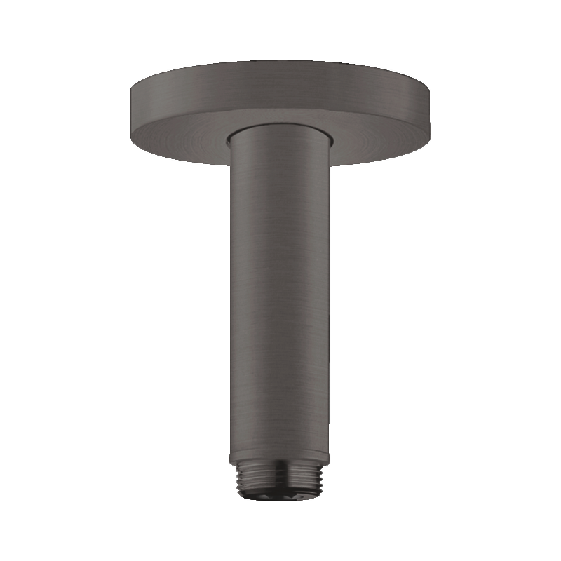 Hansgrohe Przyłącze sufitowe S 10 cm czarny chrom szczotkowany 2739334