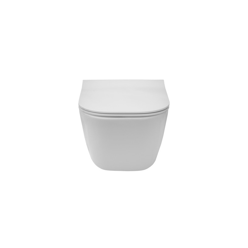 Roca GAP Rimless Square Compacto A34H473000 miska WC z deską SLIM