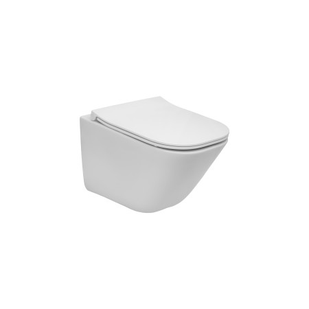 Roca GAP Rimless Square Compacto A34H473000 miska WC z deską SLIM